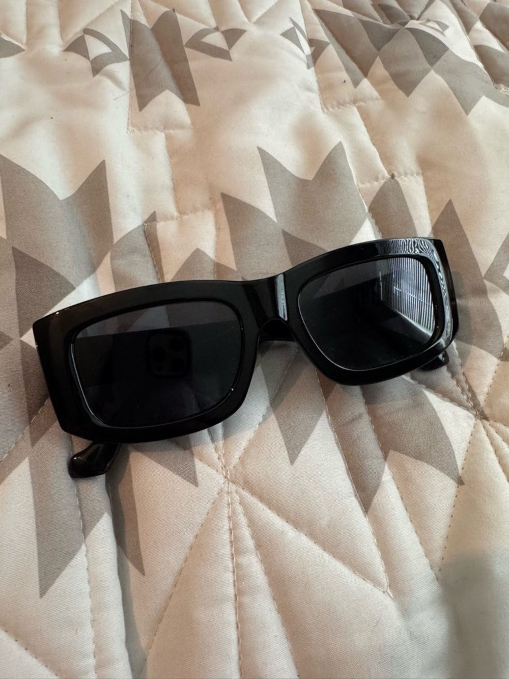 Aeropostale Black Rectangle Sunglasses